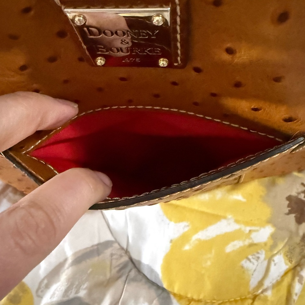 Dooney & Bourke Tan Leather Tote - Picture 6 of 12
